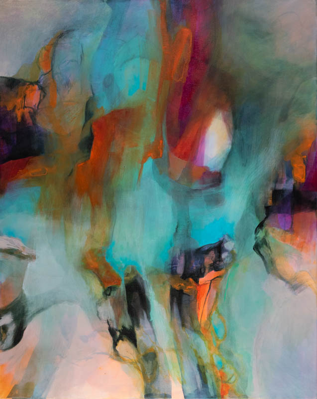 Lipari, acrylic on canvas, 100 x 80 cm, 2022
